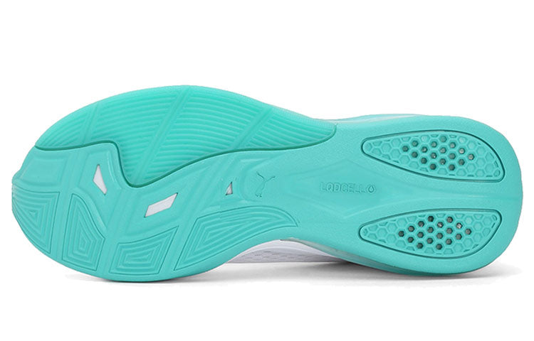 (WMNS) PUMA Lqdcell Tension One8 Low Top Running Shoes White/Blue 193312-01