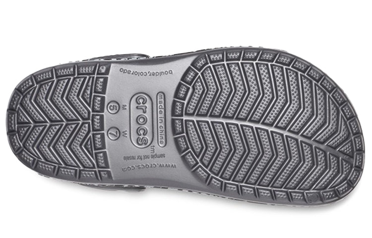 (WMNS) Crocs Snake Pattern graphite black Sandals 206380-02W