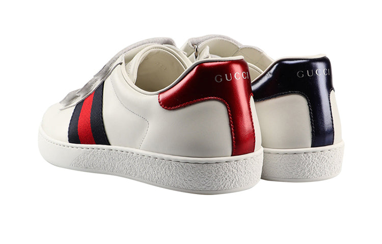 Gucci New Ace Grip-Strap Low 'White' 548699-DOPE0-9095