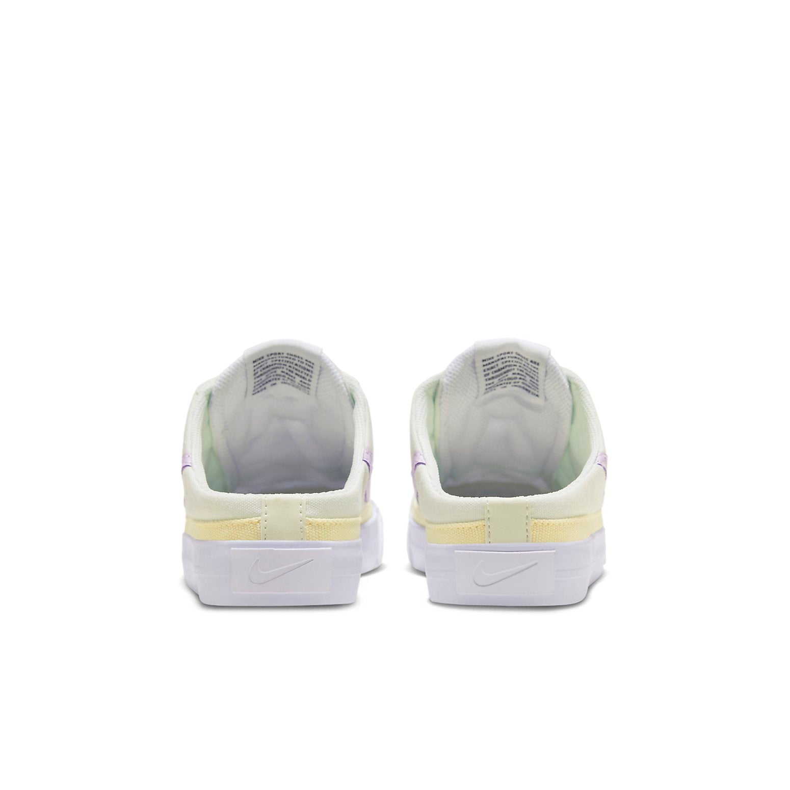 (WMNS) Nike Court Legacy Mule 'Light Yellow Purple' HJ3494-151