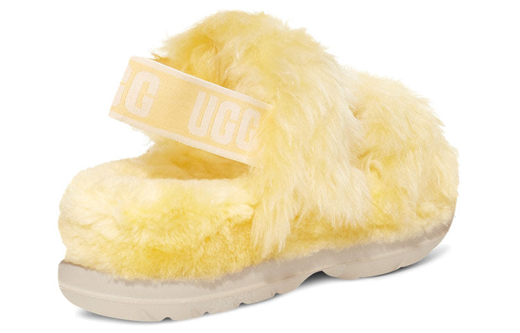 (WMNS) UGG Fluff Sugar Sandal 'Yellow' 1119999-YEL