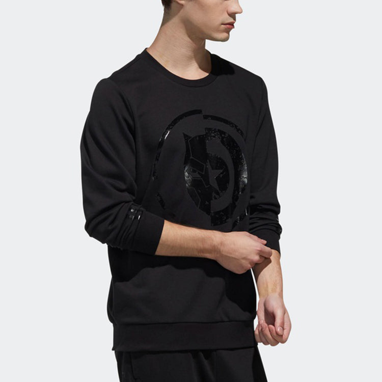 adidas neo U AVNGRS SWT Casual Sports Round Neck Pullover Black DW7810
