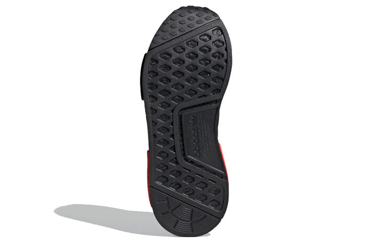 (GS) adidas NMD_R1 J 'Black Solar Red' FV8174