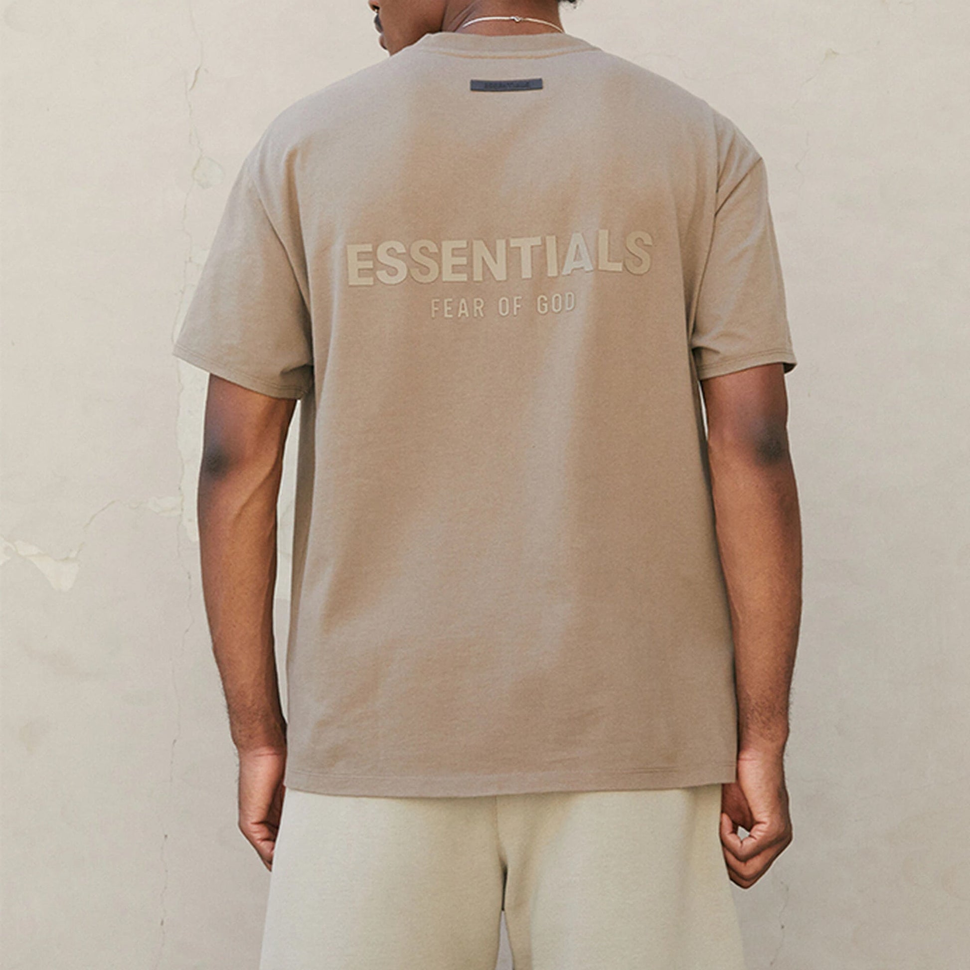 Fear of God Essentials FW21 Logo Tee 'Harvest' FOG-FW21-008