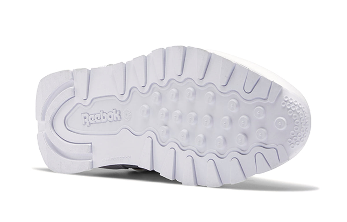 Reebok Classic Leather Running Shoes K Silver/White EH1961