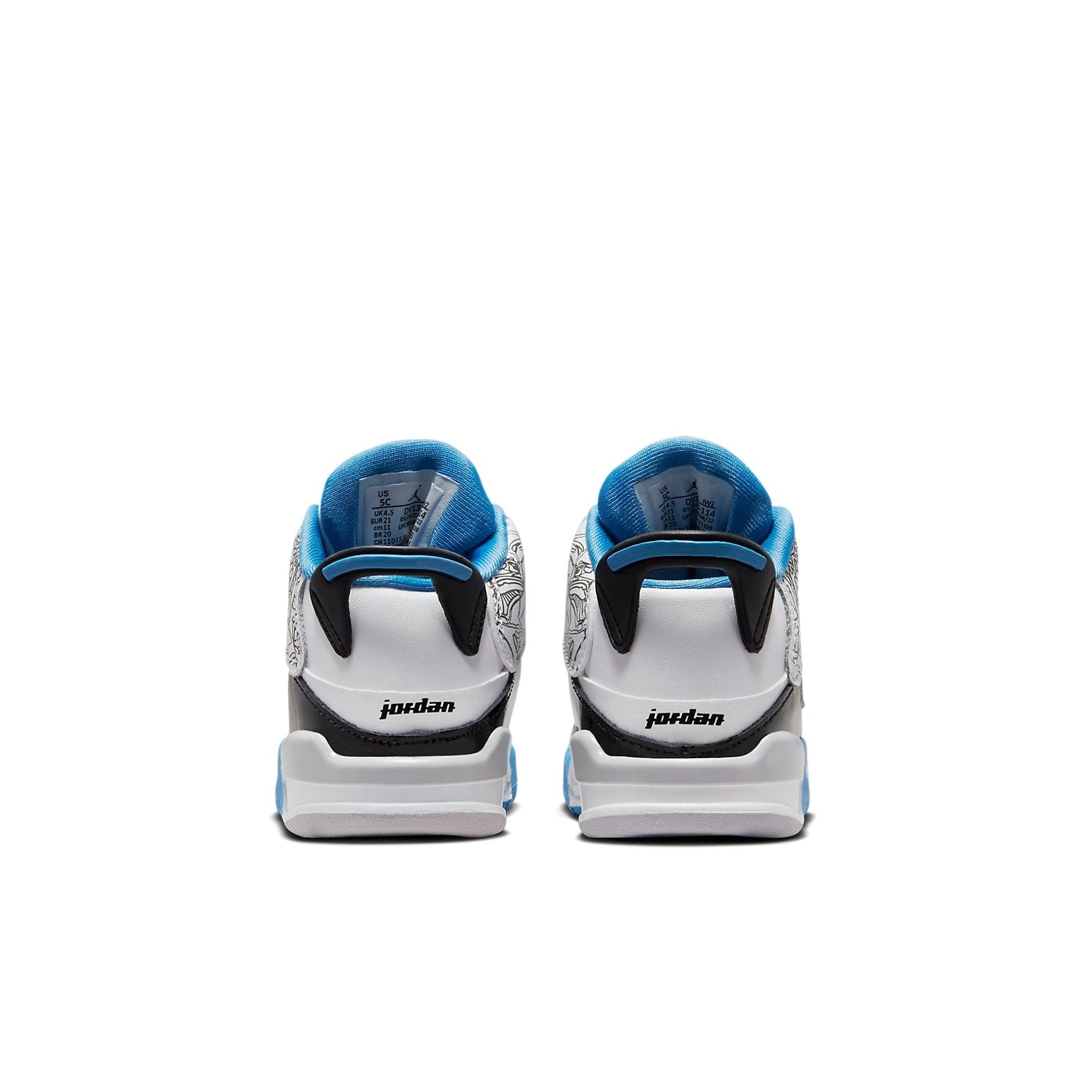 (TD) Air Jordan Dub Zero 'White University Blue' DV1358-114