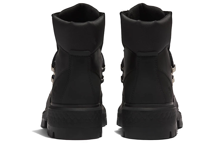 (WMNS) Timberland Cortina Valley Waterproof Mid Hiker Boots 'Black Full Grain' A5NJ7015