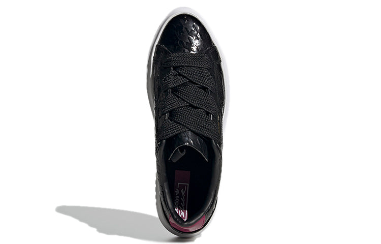 (WMNS) adidas originals Sleek Super 'Black White' FW4308