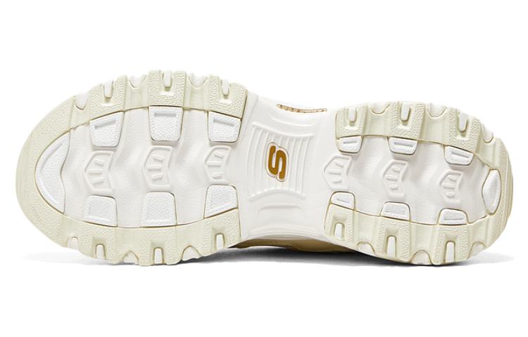 (WMNS) Skechers D'lites 1.0 Marathon Running Shoes 'Beige White' 896242-OFWT