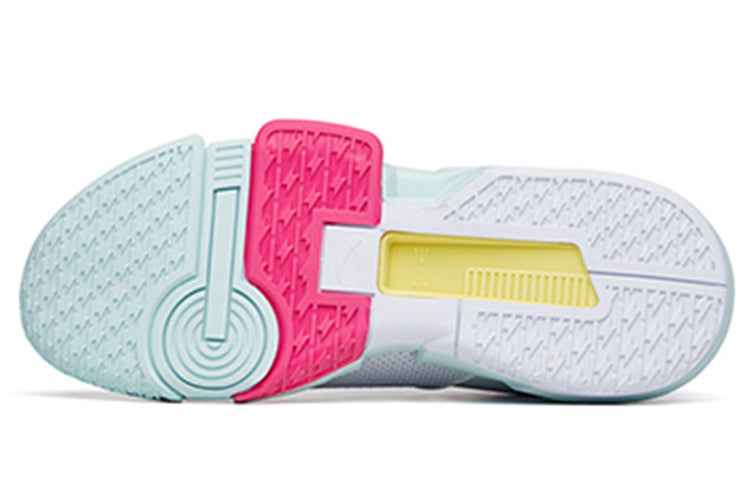 ANTA Light Crazy 1 Basketball Shoes 'White Green Pink' 112221618-4