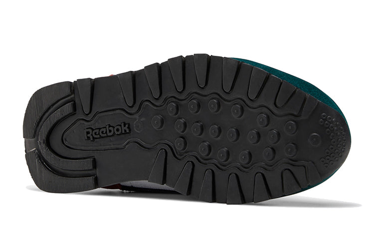 Reebok Classic Leather Running Shoes K White/Blue/Green FX2763