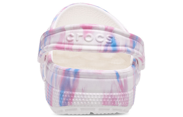 Crocs Classic Casual Unisex White Pink Blue Sandals 'White Pink Blue' 207567-94S