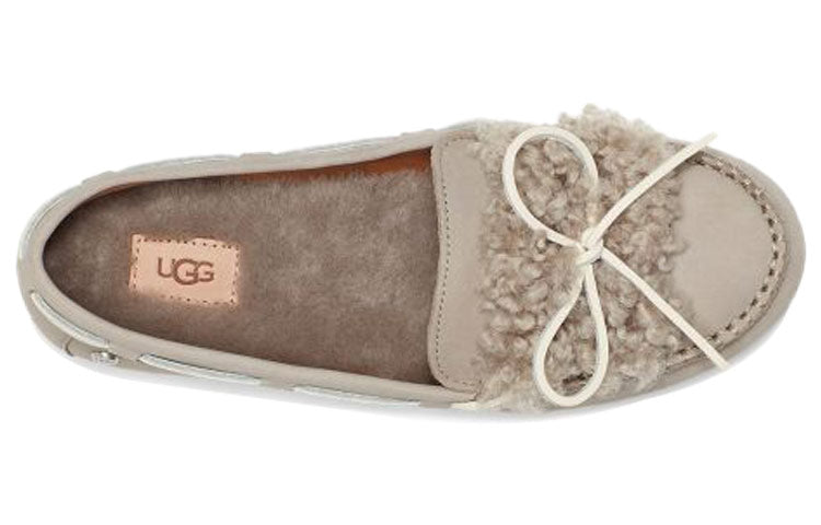 (WMNS) UGG Alana Fluff TS 'Goat' 1116106-GOA