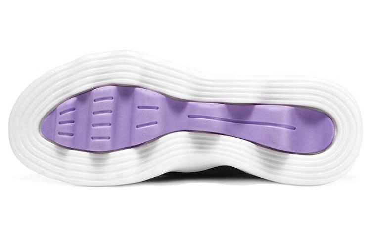 (WMNS) Skechers GO WALK Massage Fit 'Black Lavender' 124916-BKLV