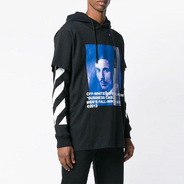 Off-White SS21 Bernini Back Printing Casual Black OMBB042F181920111030