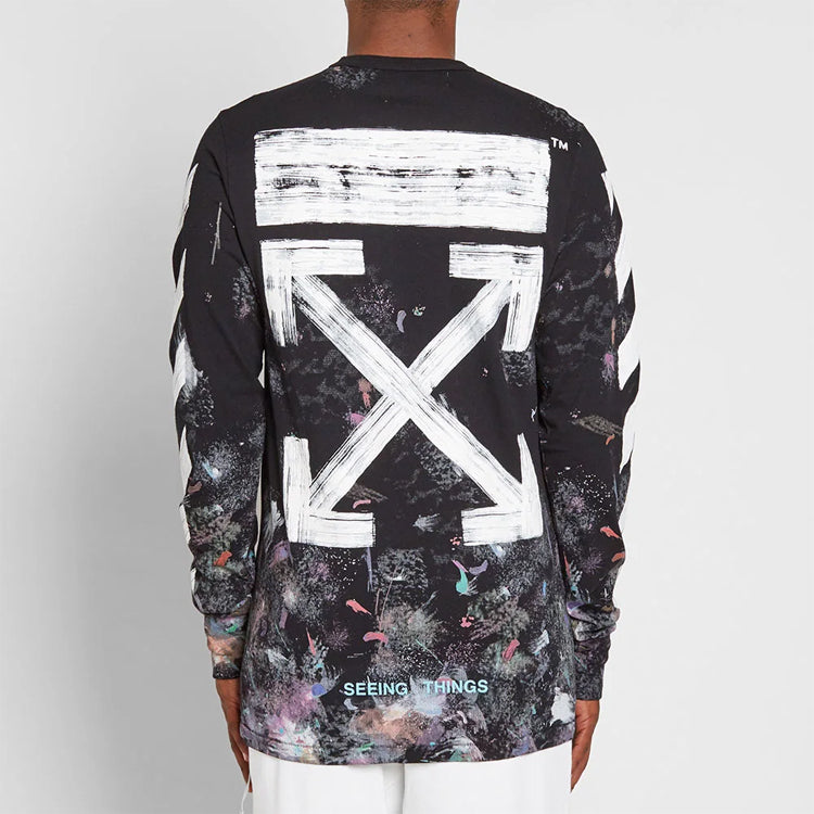 Off-White Fireworks Arrows Sketch Long Sleeve OMAB001F176200309901