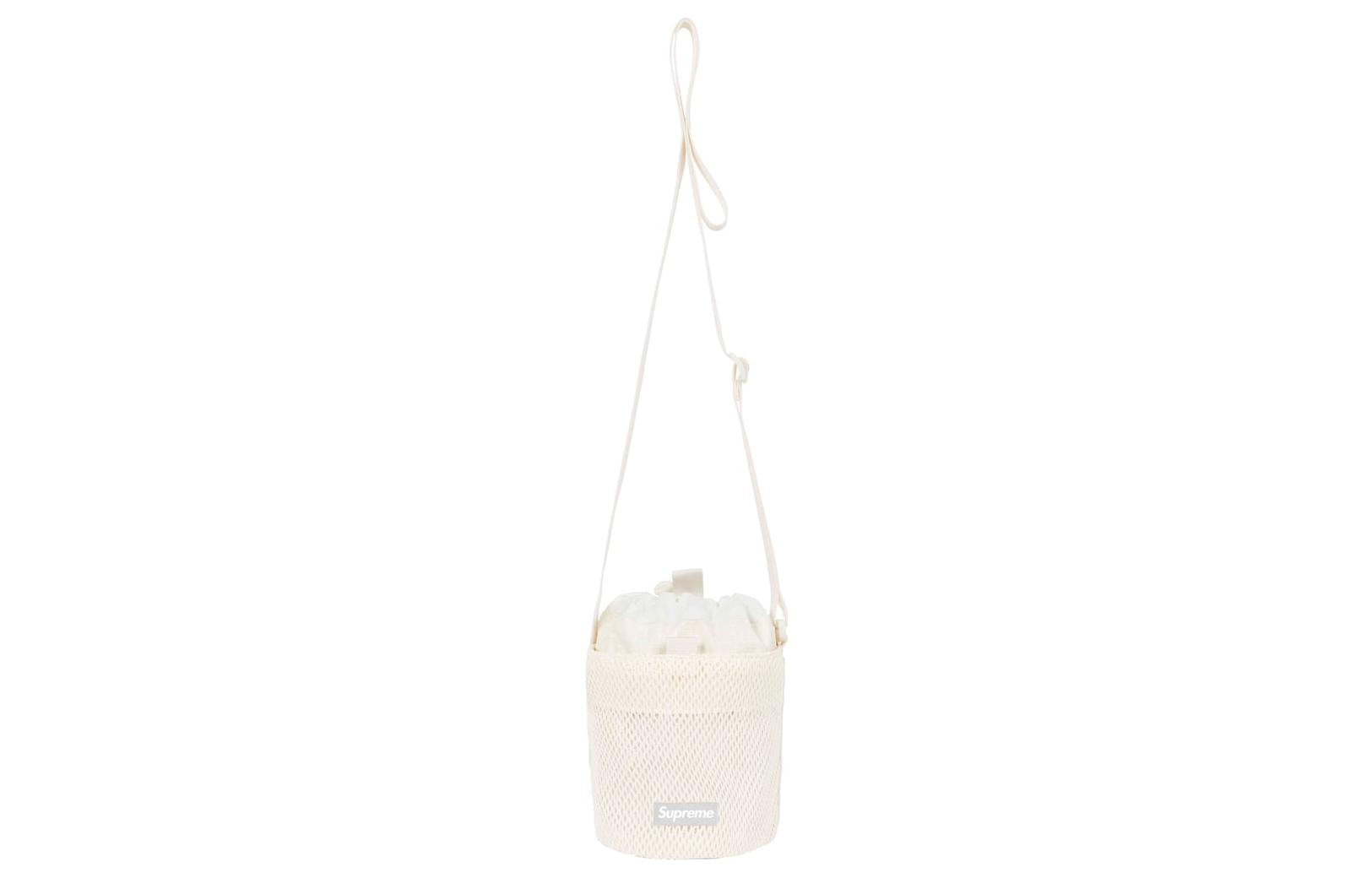 Supreme FW23 Small Cinch Pouch 'White' SUP-FW23-0821