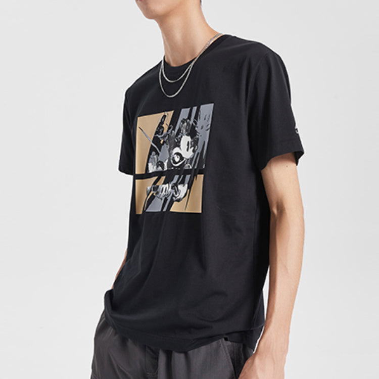 Li-Ning x Disney Crossover Mickey Printing Short Sleeve Black AHSQ527-1