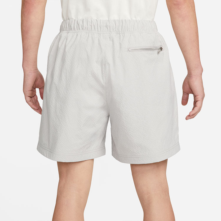Nike Sportswear Solid Color Logo Micro Mark waterproof Woven Sports Shorts Gray DM5282-012