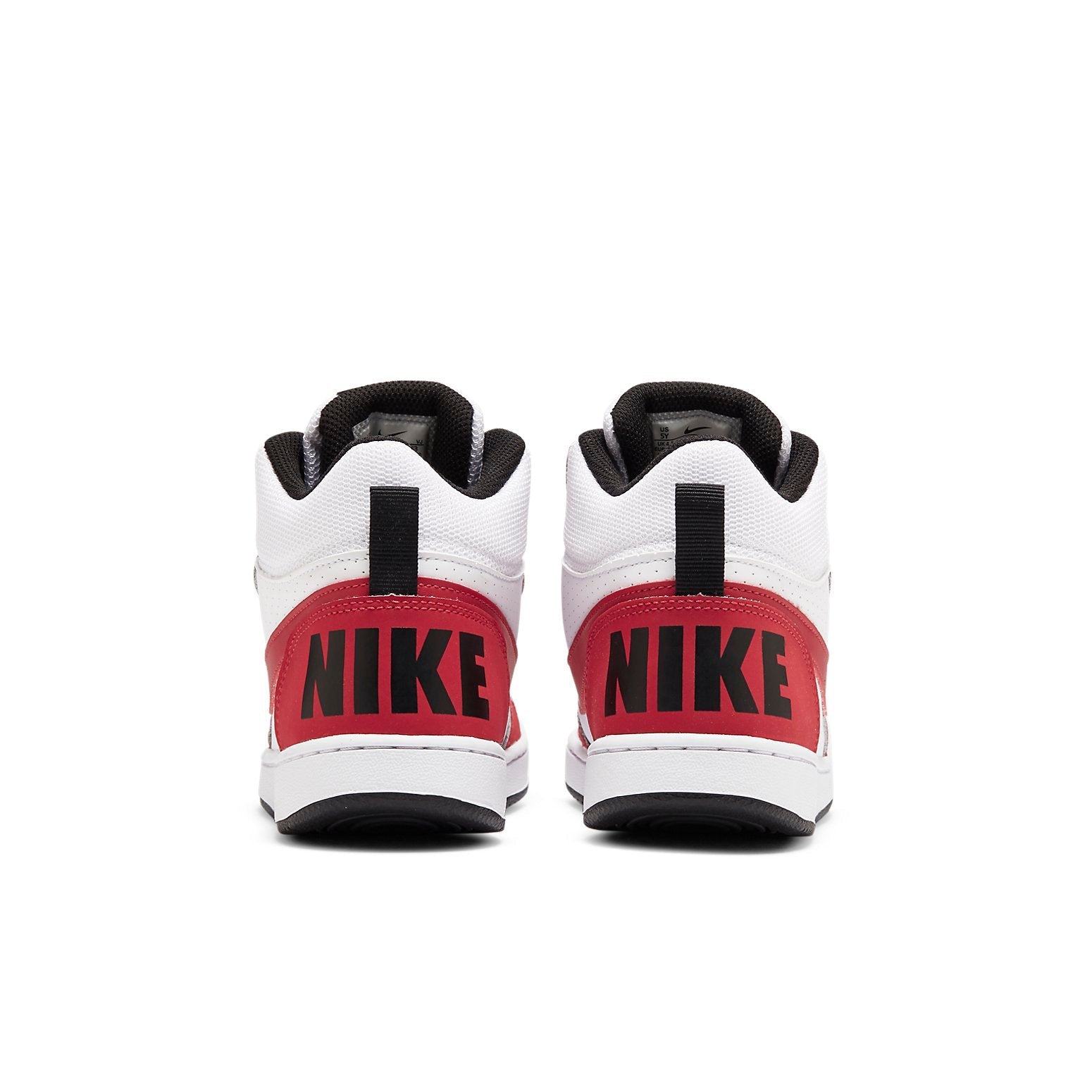 (GS) Nike Court Borough Mid 'White Red' 839977-103