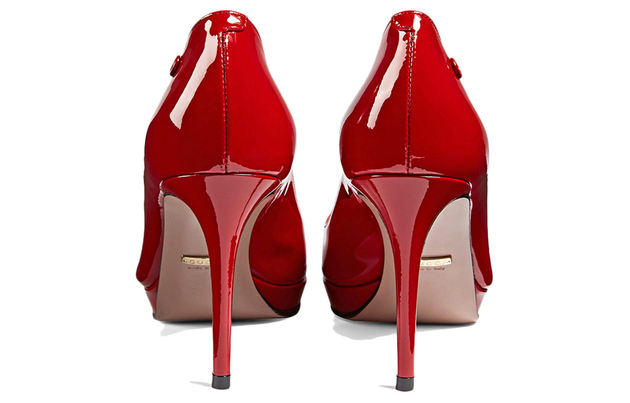 (WMNS) Gucci Fashion High-Heels 'Red' 388314-BNC00-6433