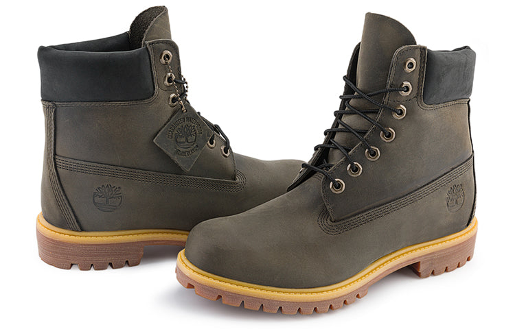 Timberland Premium 6 Inch Waterproof Boot 'Olive Green Black' A629N