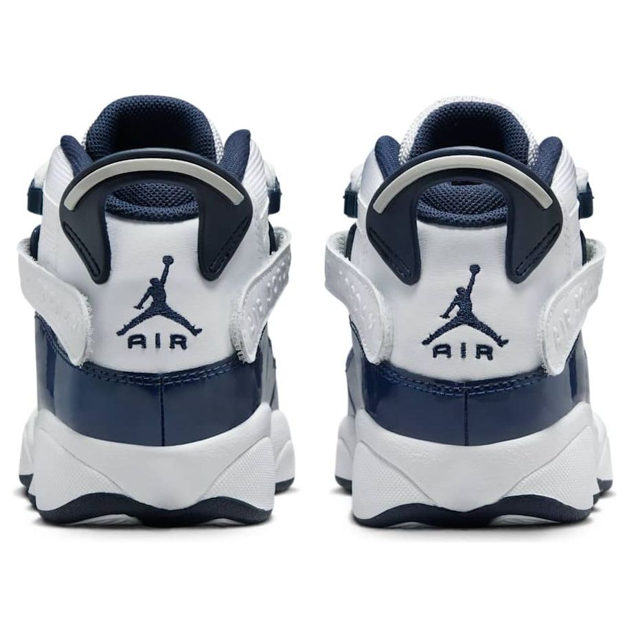 (GS) Air Jordan 6 Rings 'White Midnight Navy' 323419-124