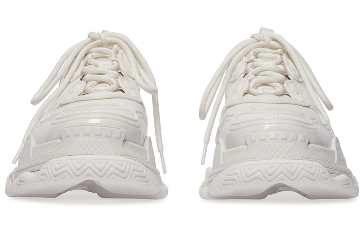 (WMNS) Balenciaga Triple S Sneakers 'White Rubber' 734953W2PAA9000