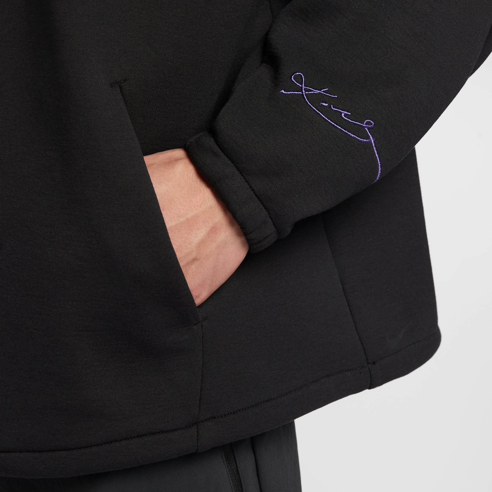 Nike Kobe Dri-FIT Fleece Pullover Basketball Hoodie 'Black' IO9562-010