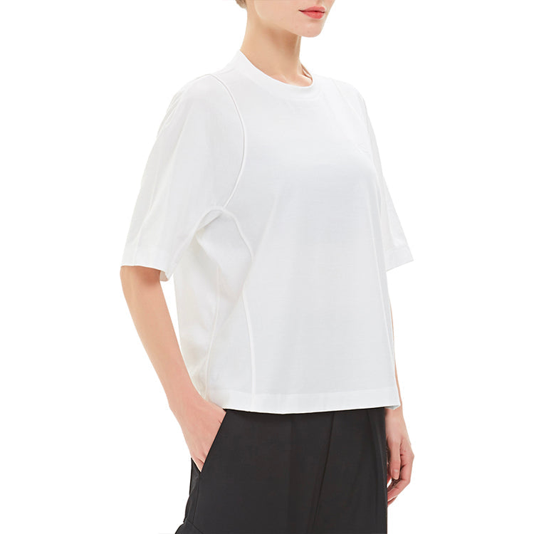 (WMNS) Y-3 SS21 Loose Round Neck Short Sleeve White GK4467