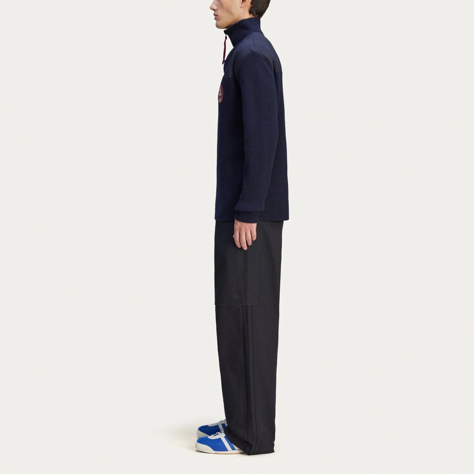 adidas x C.P. Company SPZL Half Zip Sweatshirt Asia Sizing 'Navy' JE8672