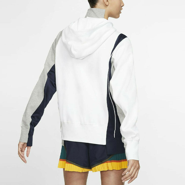 (WMNS) Nike x sacai Double-Zip Hoodie 'Obsidian' CD6303-711