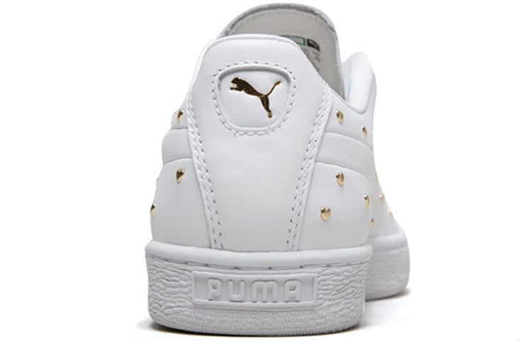 (WMNS) PUMA Basket Studs 'White' 369298-01