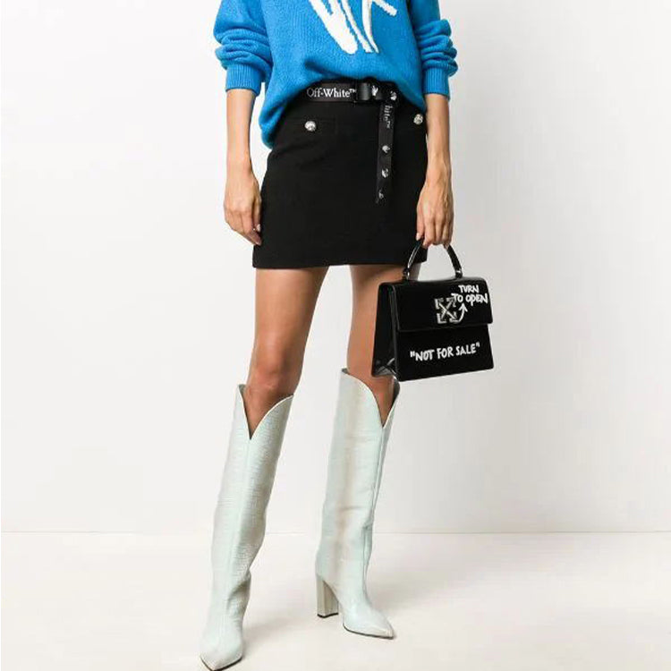 (WMNS) Off-White 2.8 Jitney Black Handbag OWNA090E20LEA0011001