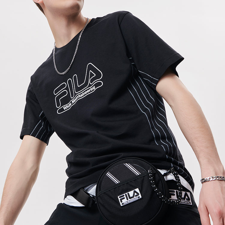 FILA FUSION x White Mountaineering Logo Tee T11M137103F-BK