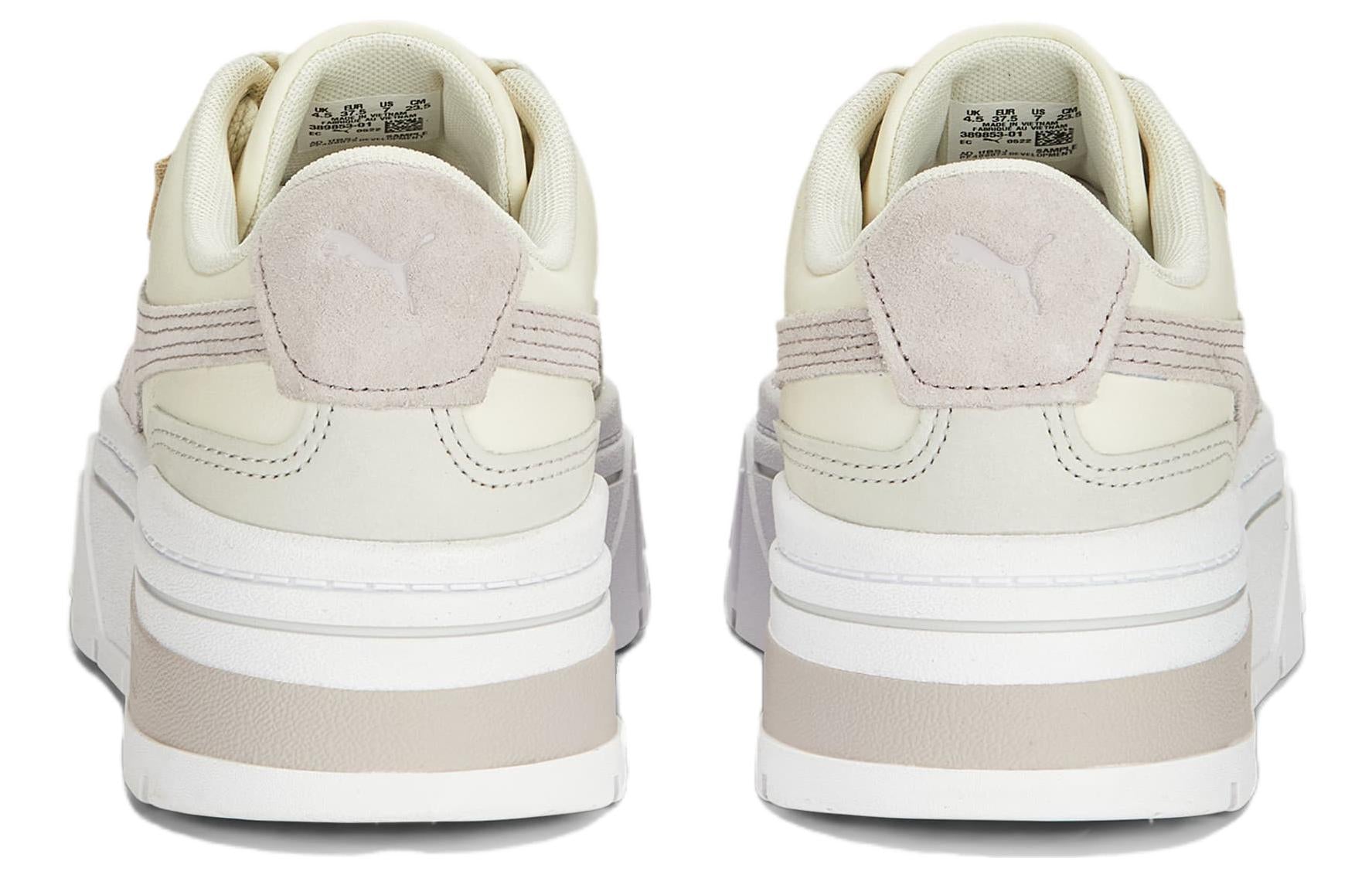 (WMNS) PUMA Mayze Stack Luxe 'Marshmallow Marble' 389853-01
