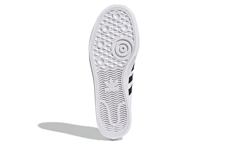 adidas Collapsible Nizza Low 'White Black' H67375