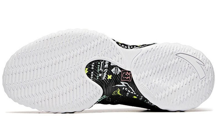 ANTA A-Shock Basketball Shoes 'Black Colorful Mesh' 112031605-1