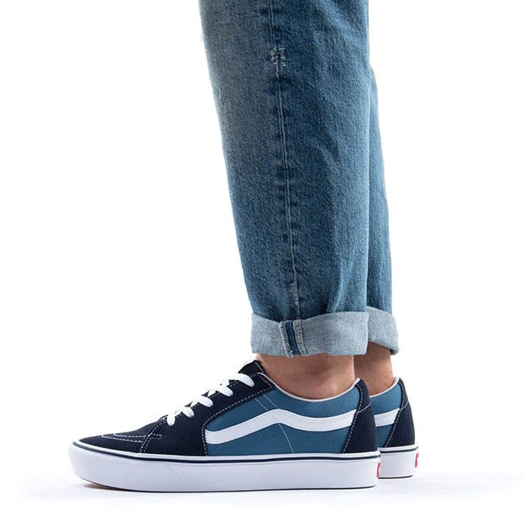 Vans Classic Comfycush Sk8Low 'Black Blue' VN0A4UVCVNT