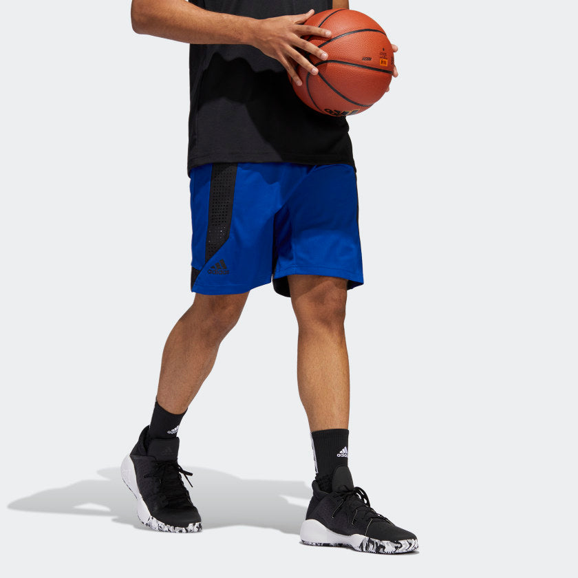 adidas C365 Short Colorblock Sports Loose Basketball Shorts Blue ED8414