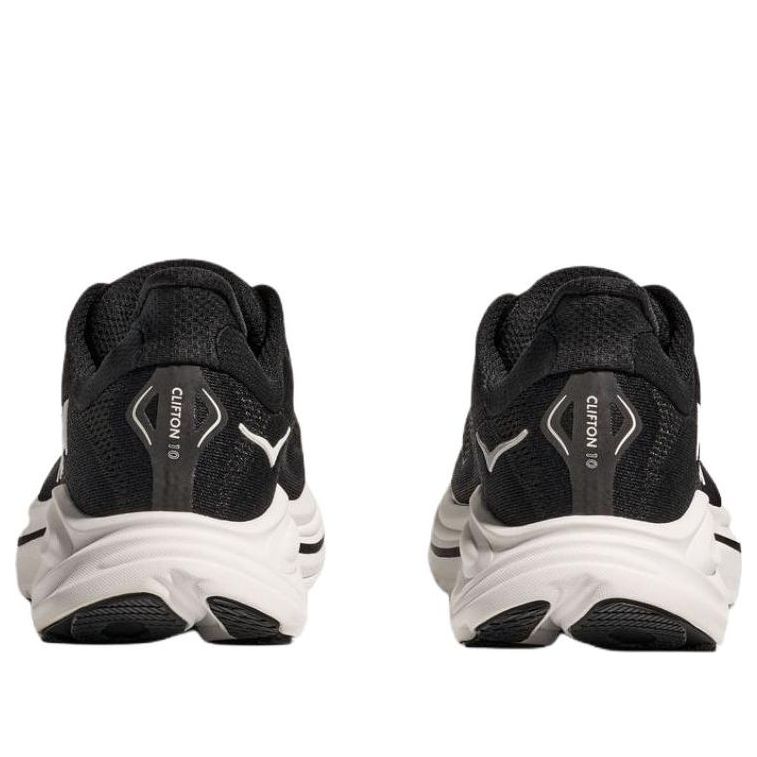 (WMNS) HOKA ONE ONE Clifton 10 Wide 'Black White' 1162050-BBLC