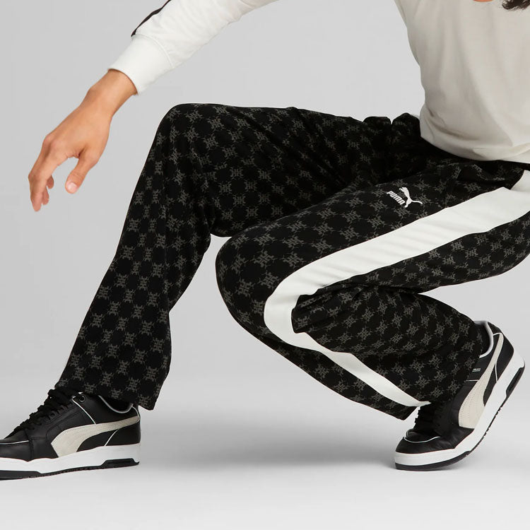 PUMA T7 Printed Track Pants 'Black' 537045-01