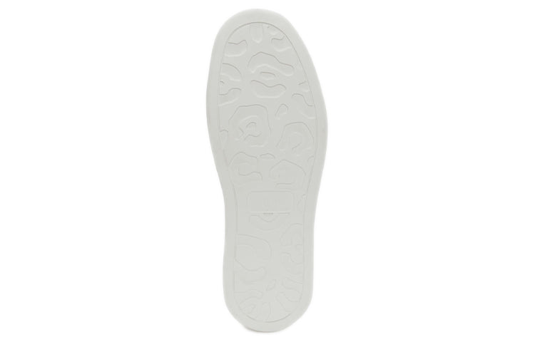 (WMNS) Alexander McQueen Deck Skate Plimsoll Lace Up 'Black White' 654593W4MV71070