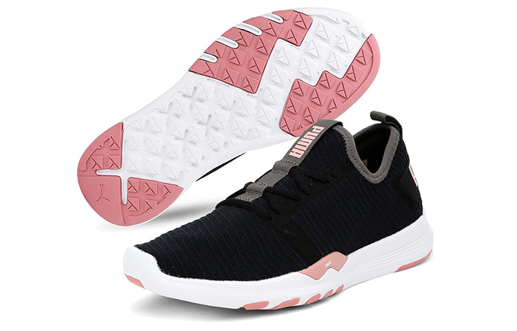 (WMNS) PUMA Ignite Contender Interest Low Running Shoes Black/Pink 192602-02