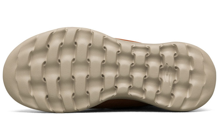 (WMNS) Skechers On-The-Go Joy Pompom Snow Boots 'Brown White' 144004-RUST