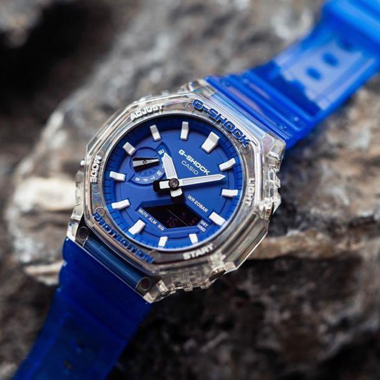 CASIO G-Shock Analog-Digital 'Blue' GA-2100HC-2A