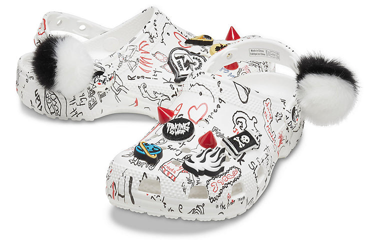 (WMNS) Crocs Cruella 2 x Classic Clog 'Stay Weird' 207402-100