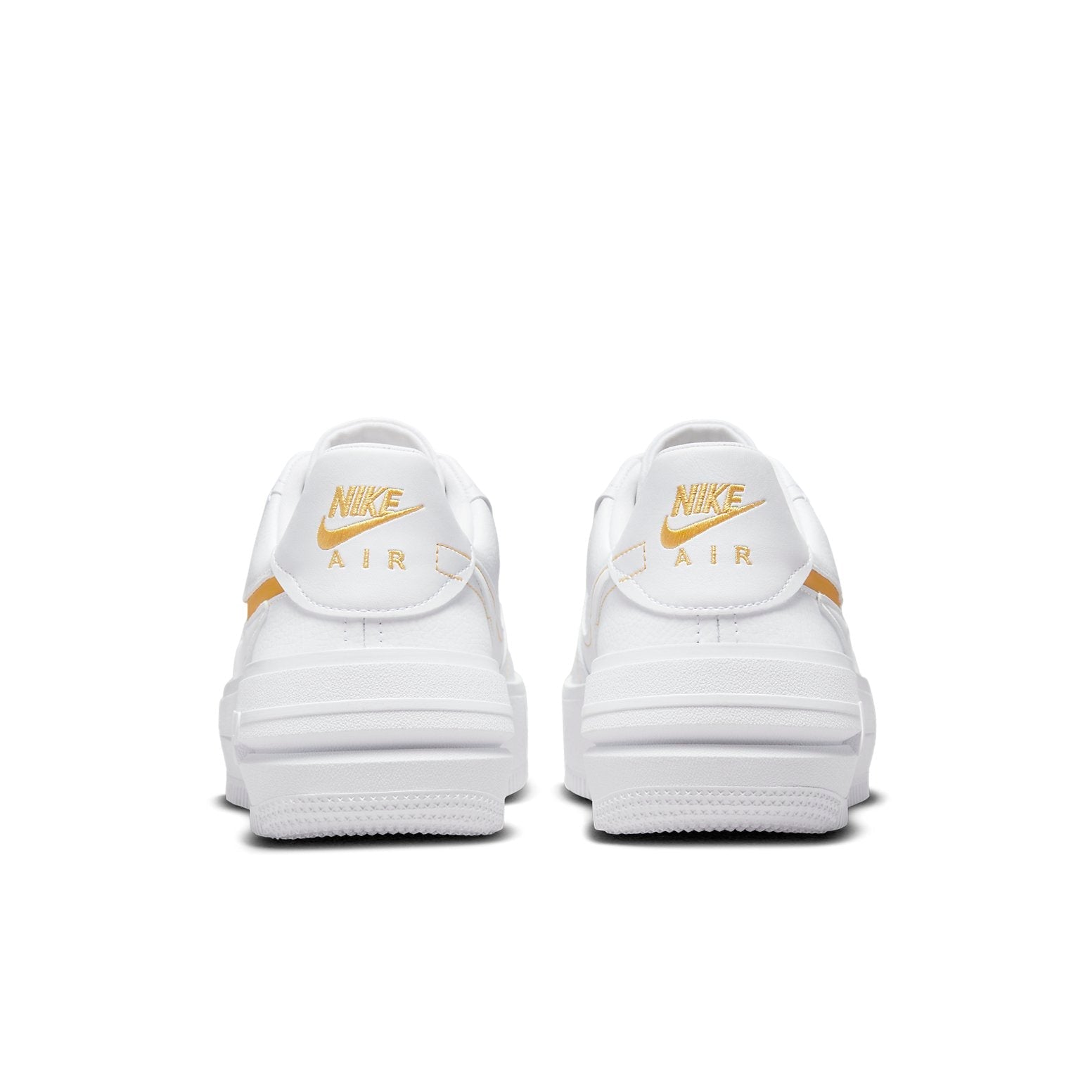 (WMNS) Nike Air Force 1 PLT.AF.ORM 'White Yellow Ochre' DJ9946-102