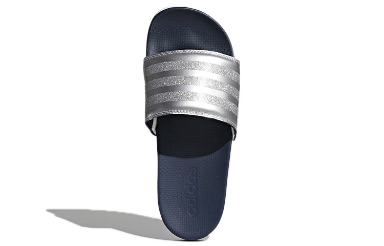 (WMNS) adidas Adilette Cloudfoam Plus 'Silver Blue' CG3411