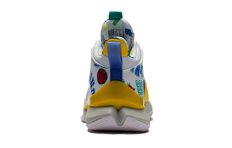 (GS) Li-Ning Team2.0 Mid 'White Yellow Blue' YKBS016-3
